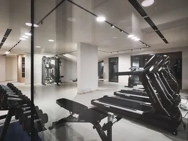 Palestra attrezzata per vacanze fitness nell'AMA Stay in Alto Adige