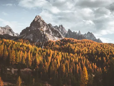 Dolomites fall colors