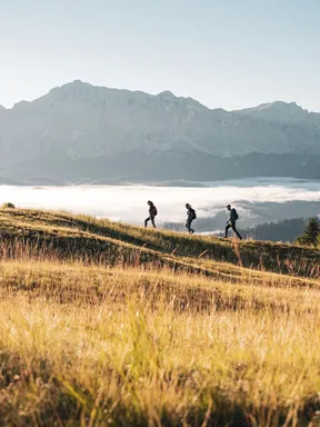 Autumn hike in the Dolomites