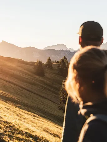 Golden hour Herbst im Südtirol