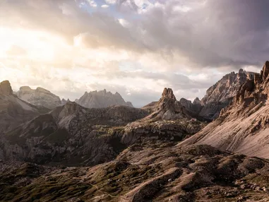 Dolomiten Naturpark Fanes Sennes Prags