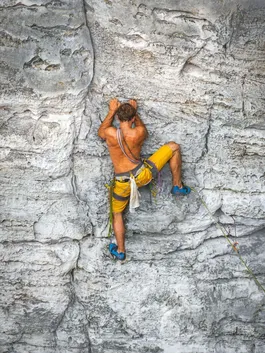 Klettern in der Dolomiten